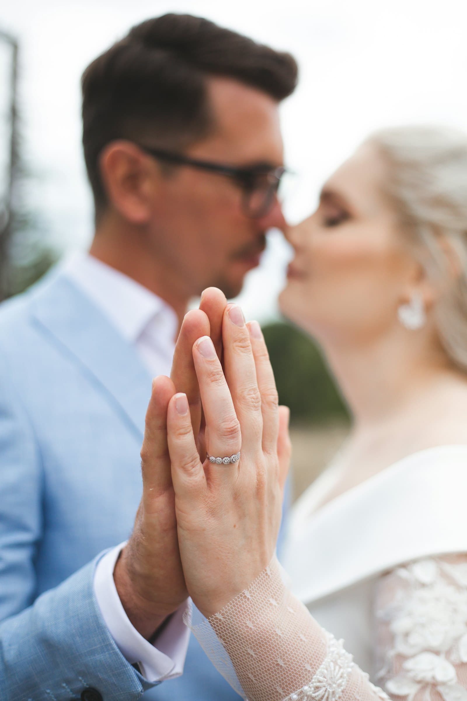 Pareja de novios el día de su boda