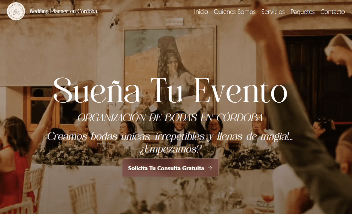 Sueña Tu Evento - Wedding Planner Web